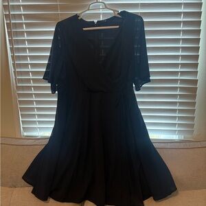 Torrid Black Long Sleeve Dress